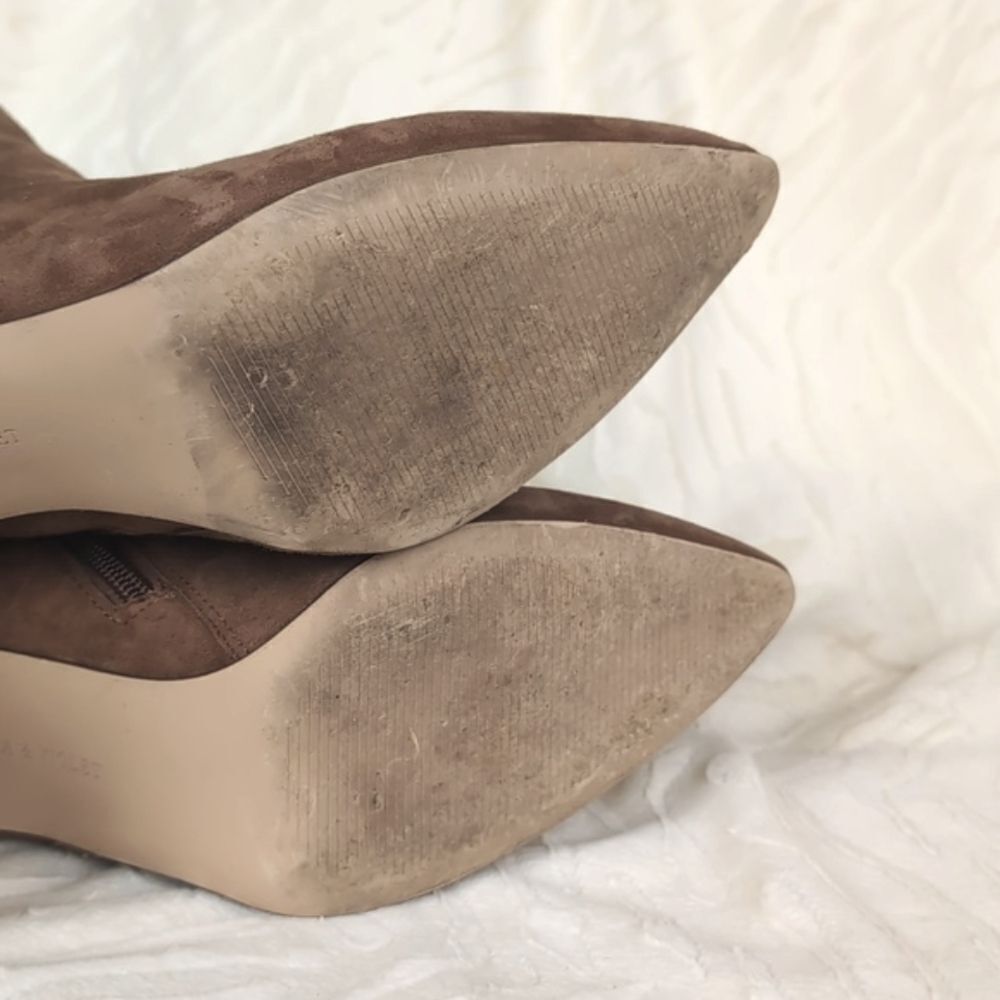 Chelsea And Violet Miley Boots Size 8.5 Chocolate Suede🤎 - Picture 8 of 14